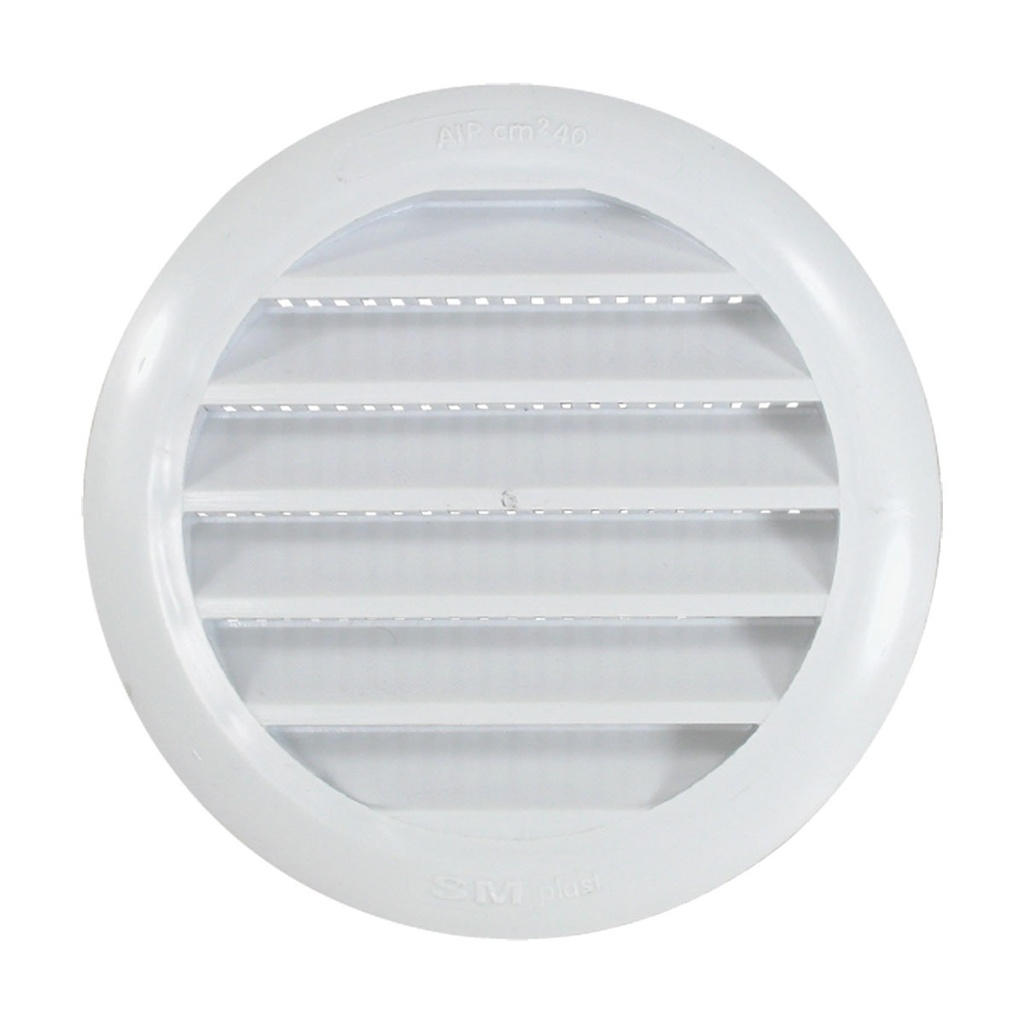 BLA ROUND LOUVRE VENT 120MM WHITE (175212)