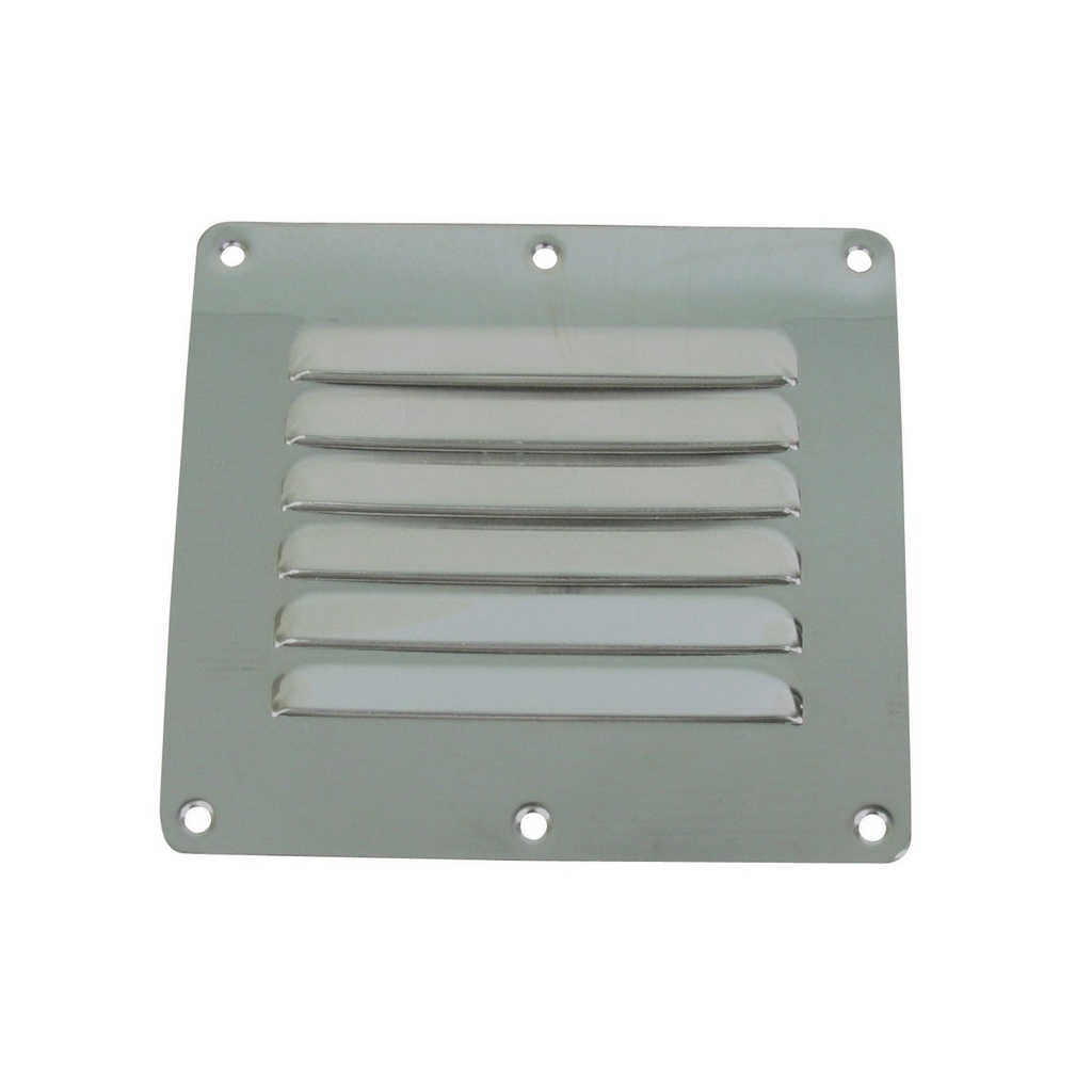 [175234-BLA] MARINE TOWN STAINLESS STEEL LOUVRE VENT 115MM X 127MM (175234)