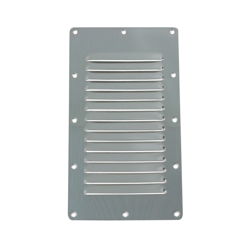 [175242-BLA] MARINE TOWN STAINLESS STEEL LOUVRE VENT 227MM X 127MM (175242)
