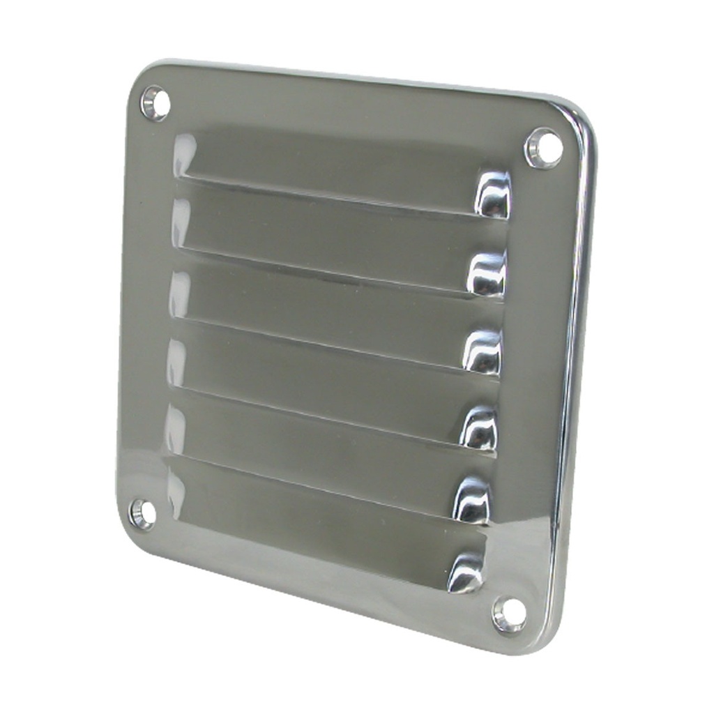 [175248-BLA] MARINE TOWN STAINLESS STEEL LOUVRE VENT 122MM X 127MM (175248)