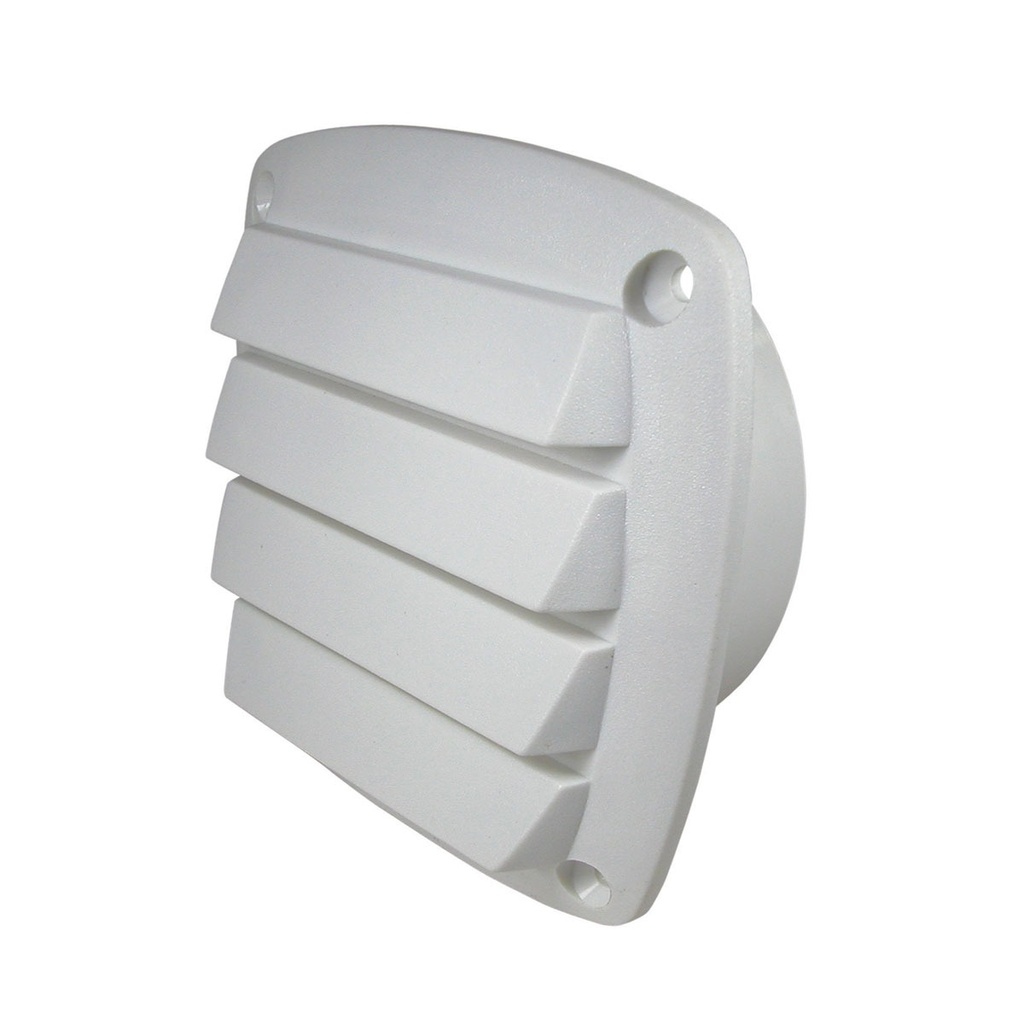 BLA TAILED LOUVRE VENT 100MM TAIL WHITE (176035)