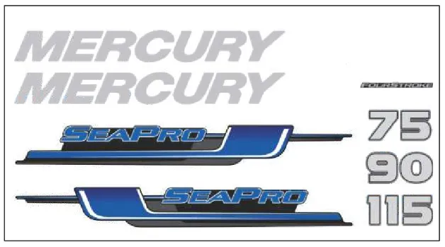[37 8M0098614] DECAL SET SEAPRO (8M0098614)