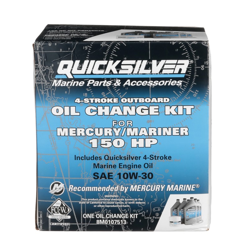 [8M0107513] QUICKSILVER 150 HP 10W30 MARINE OIL - 6 L (8M0107513)