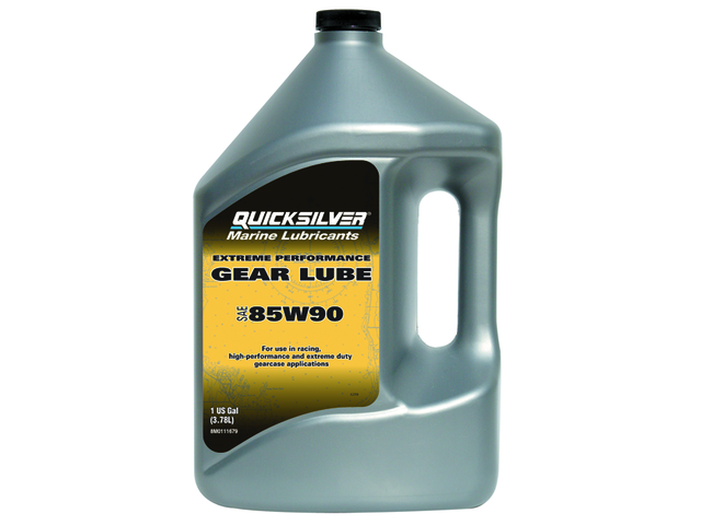 [92 8M0111679] QUICKSILVER SAE 85W90 EXTREME PERFORMANCE GEAR OIL - 3.78 L (1 US GAL) BOTTLE (8M0111679)