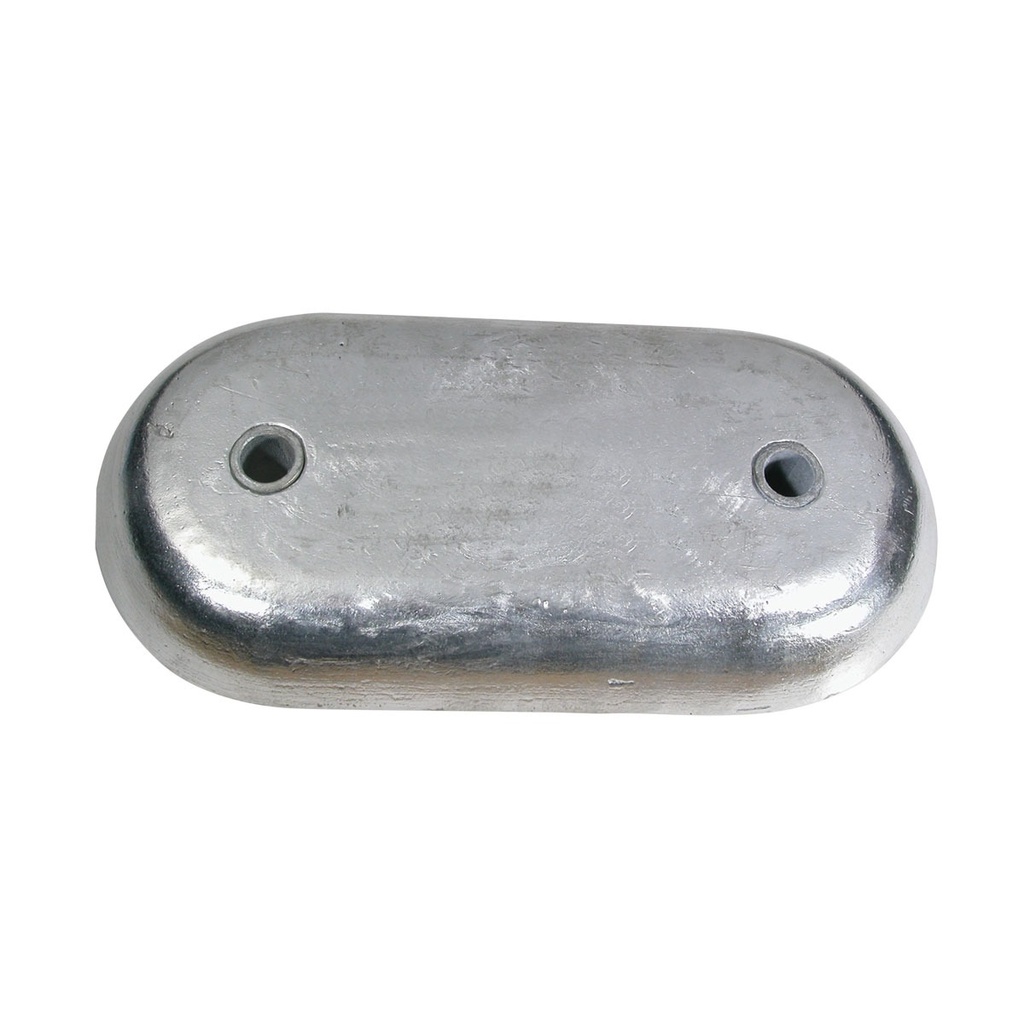 [191031-BLA] MARTYR OVAL WITH HOLES ANODE ALLUMINIUM 219X108X127 (191031)