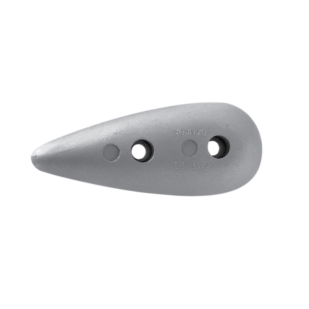 [191048-BLA] MARTYR TEARDROP WITH FIXED HOLES ANODE ZINC 90X45X14 (191048)