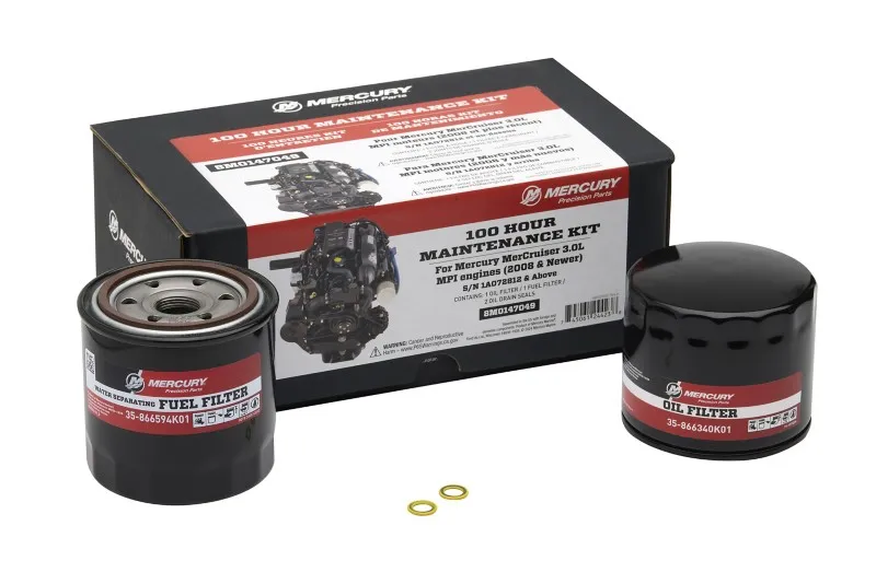 [8M0147049] MERCURY MERCRUISER 3.0L MPI ENGINE 100-HOUR MAINTENANCE KIT (8M0147049)