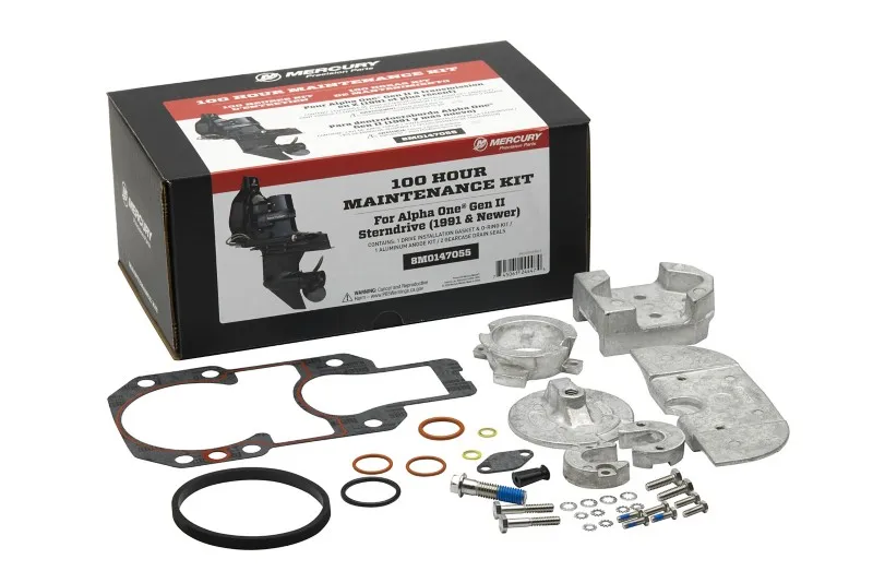 [8M0147055] MERCURY MERCRUISER ALPHA ONE GEN II STERNDRIVE 100-HOUR MAINTENANCE KIT (8M0147055)
