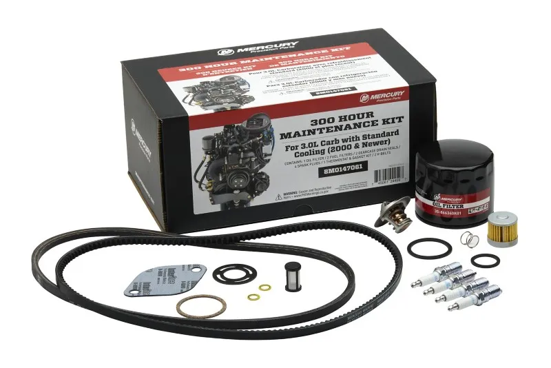 [8M0147061] Mercury MerCruiser 3.0L Carbureted RWC Engine 300-Hour Maintenance Kit (8M0147061)