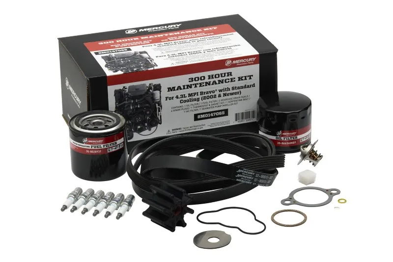[8M0147065] MERCURY MERCRUISER 4.3L MPI BRAVO RWC ENGINE 300-HOUR MAINTENANCE KIT (8M0147065)