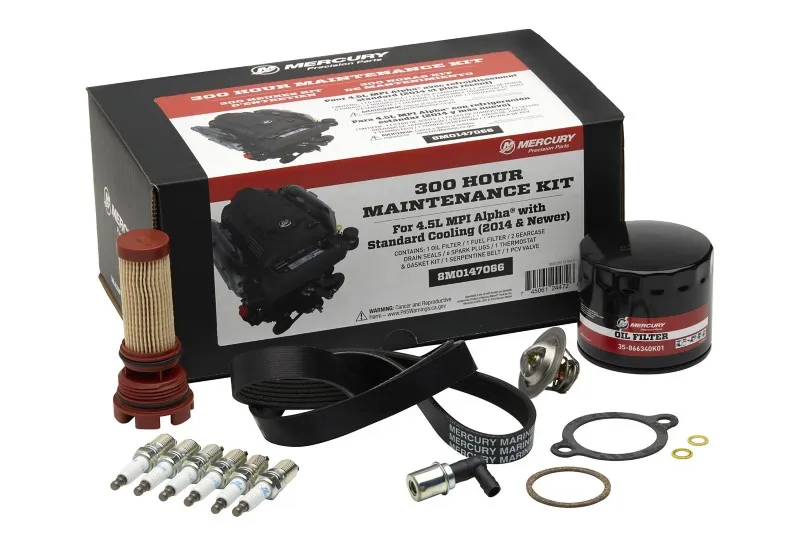 [8M0147066] MERCURY MERCRUISER 4.5L MPI ALPHA RWC ENGINE 300-HOUR MAINTENANCE KIT (8M0147066)