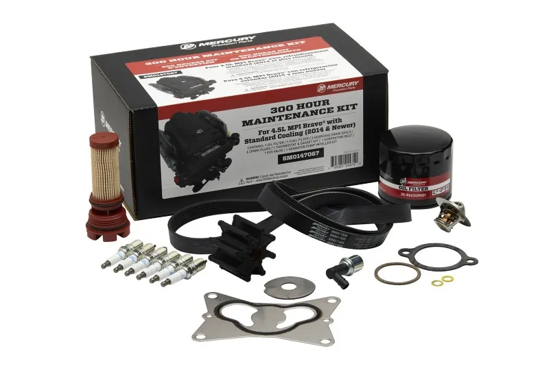 [8M0147067] MERCURY MERCRUISER 4.5L MPI BRAVO RWC ENGINE 300-HOUR MAINTENANCE KIT (8M0147067)