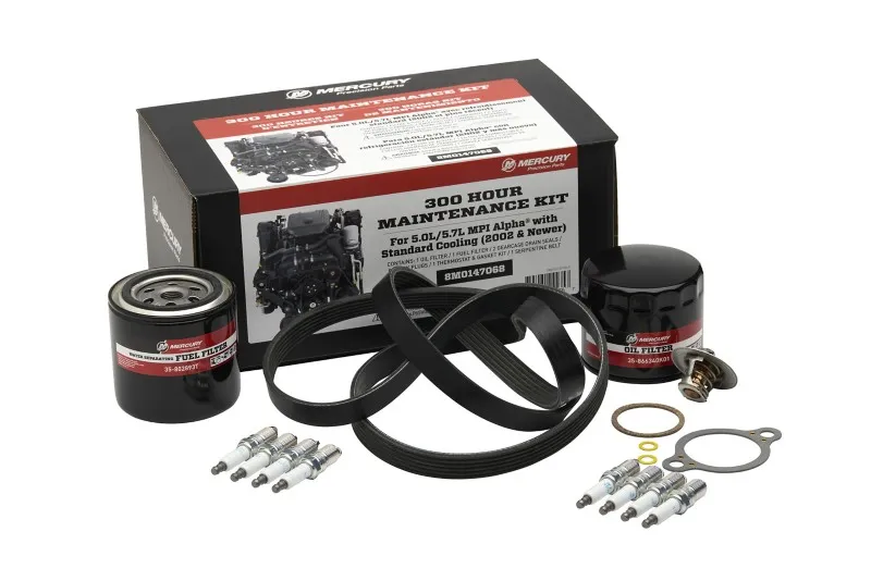 [8M0147068] MERCURY MERCRUISER 5.0L & 5.7L MPI ALPHA RWC ENGINE 300-HOUR MAINTENANCE KIT (8M0147068)