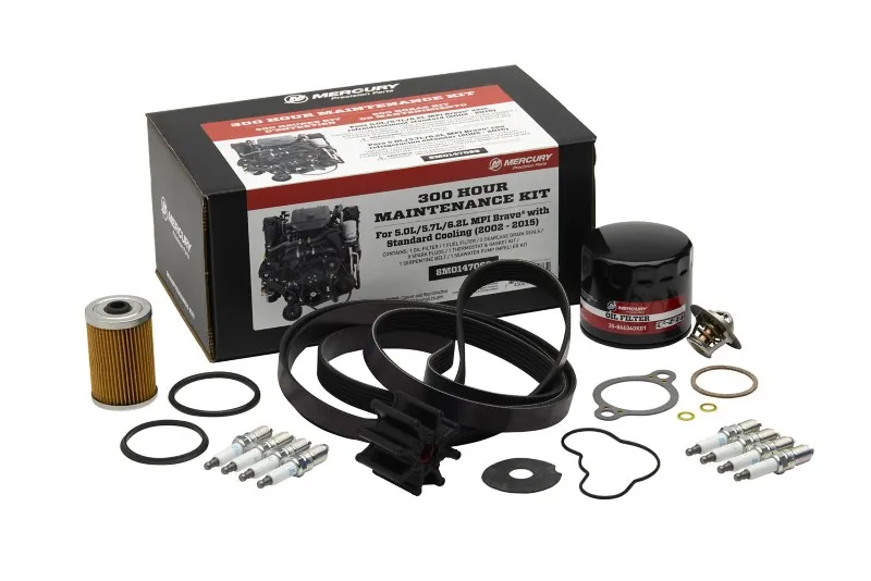 [8M0147069] Mercury MerCruiser 5.0L, 5.7L & 6.2L MPI Bravo RWC Engine 300-Hour Maintenance Kit (8M0147069)