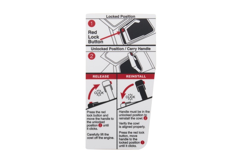 [37 8M0148533] DECAL LATCH POS (8M0148533)