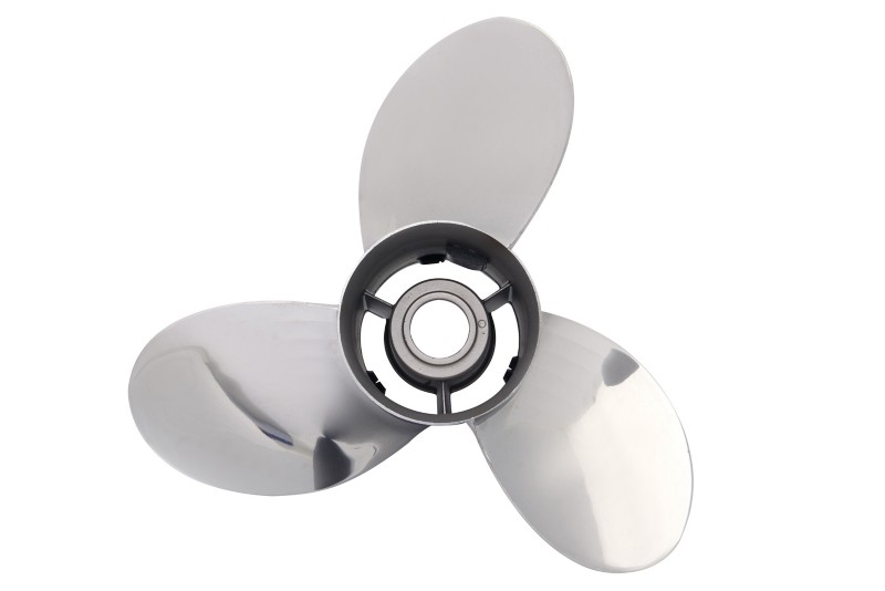 [48 8M0151303] Mirage Plus Propeller 15.5 X 17 LH SS 3 BL (8M0151303)