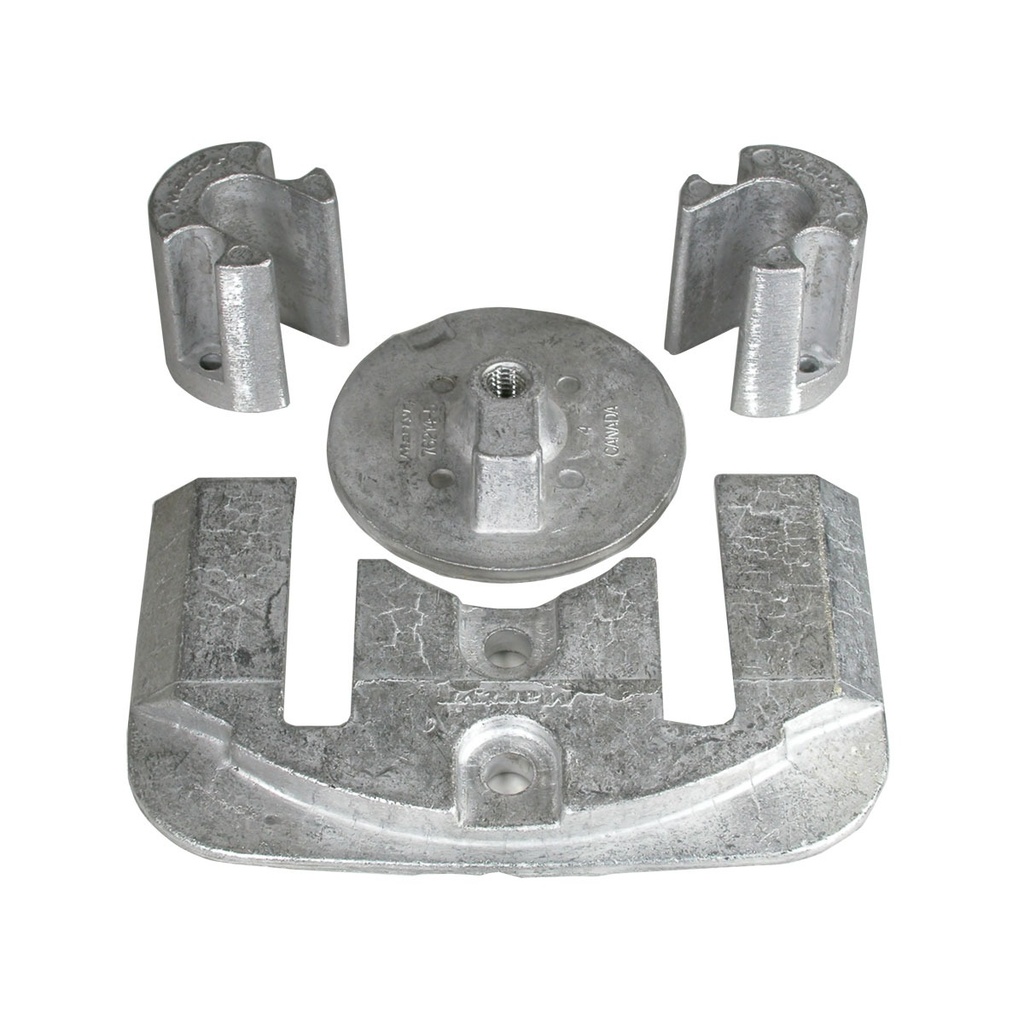 [191237-BLA] MARTYR KIT BRAVO 2 & 3 1989 & UP ANODE ALLUMINIUM MERCRUISER (191237)