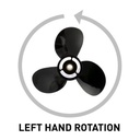 Black Diamond Bravo Two Propeller 19.5 X 13 LH AL 3 BL (8M0155025)