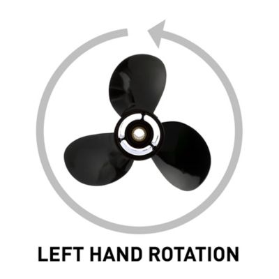 [48 8M0155027] Black Diamond Bravo Two Propeller 19.3 X 15 LH AL 3 BL (8M0155027)