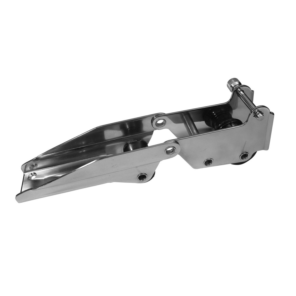 [192096-BLA] MARINE TOWN BOW ROLLER S/STEEL HINGED WITH PIN 355MM (192096)