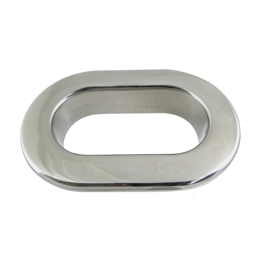 [192149-BLA] MARINE TOWN OVAL HAWSE HOLE CAST S/STEEL 145X97MM (192149)