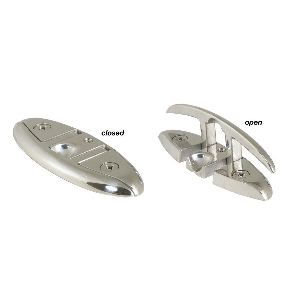 [192262-BLA] MARINE TOWN FOLDAWAY CLEAT S/STEEL 202MM (192262)