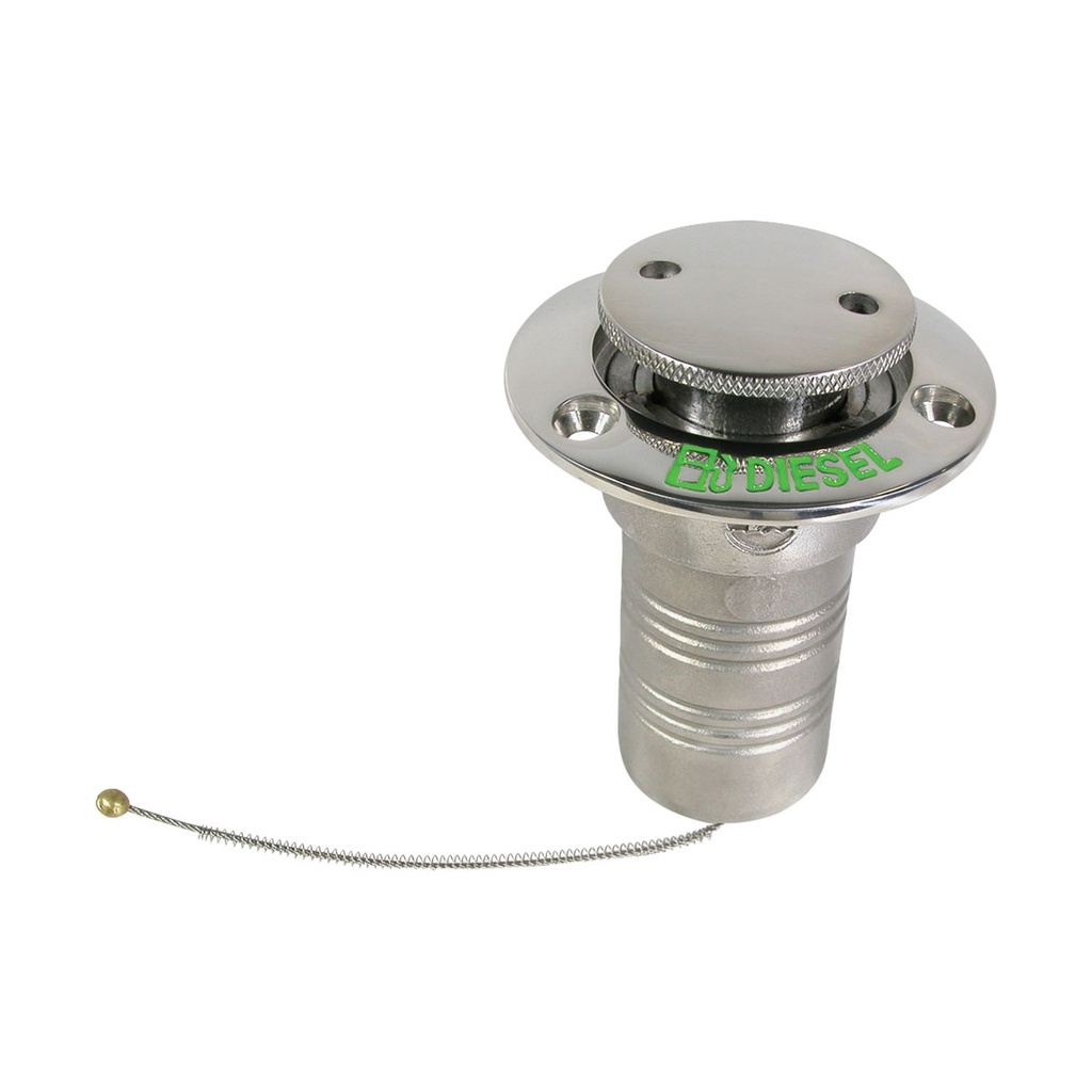 [192308-BLA] MARINE TOWN STAINLESS STEEL POP UP FILLER DIESEL 38MM 90° (192308)
