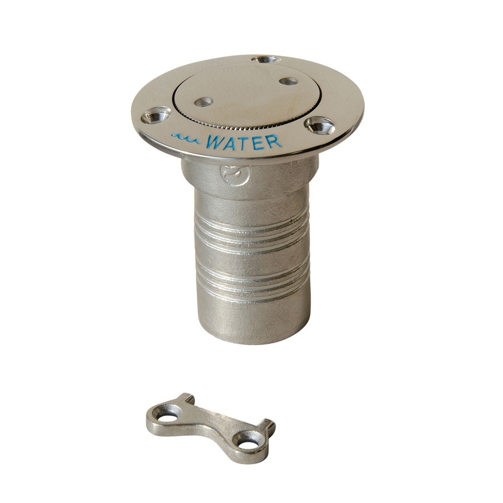 [192309-BLA] MARINE TOWN STAINLESS STEEL POP UP FILLER WATER 38MM 90° (192309)