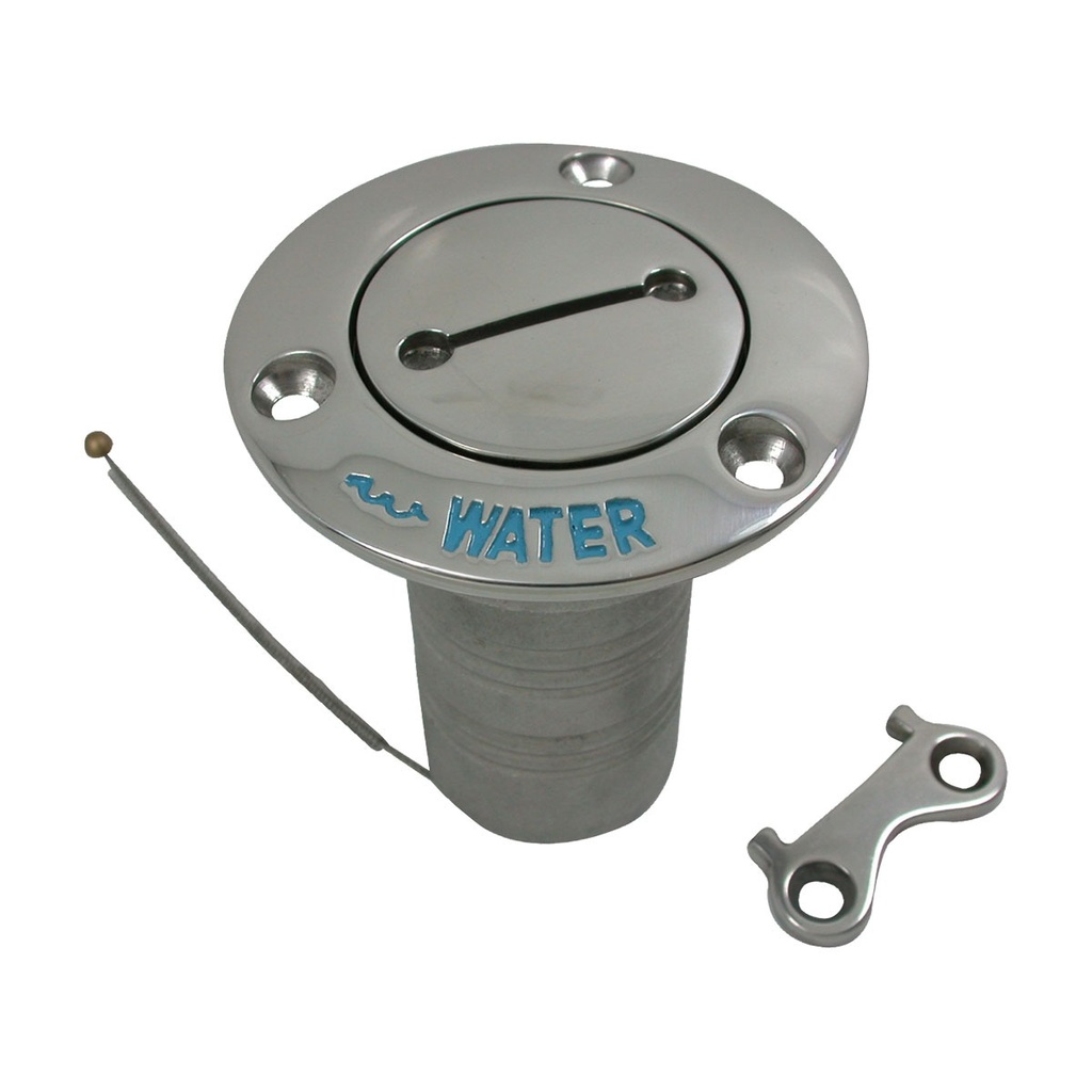 [192332-BLA] MARINE TOWN STAINLESS STEEL DECK FILLER WATER 38MM (192332)