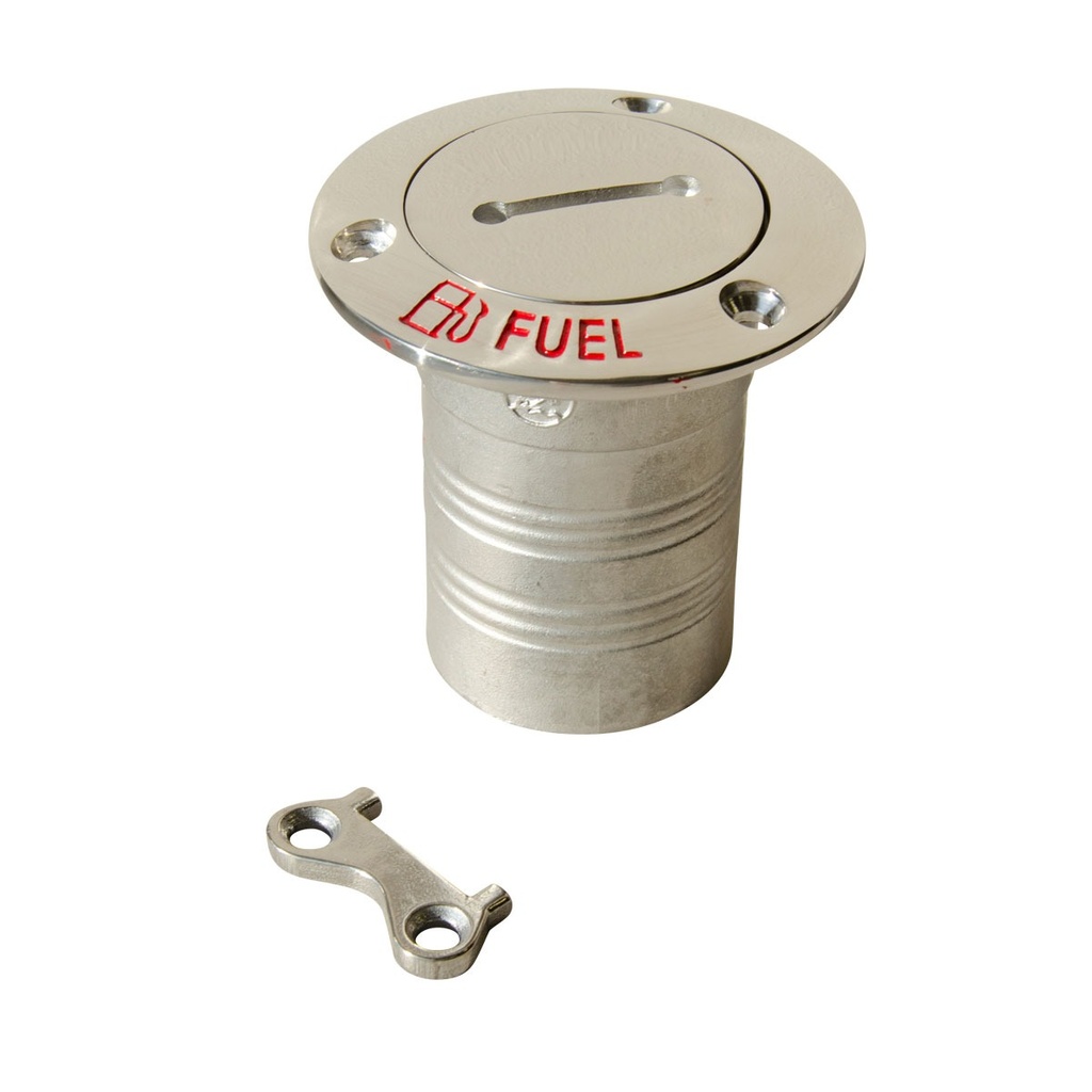 [192340-BLA] MARINE TOWN STAINLESS STEEL DECK FILLER FUEL 50MM (192340)