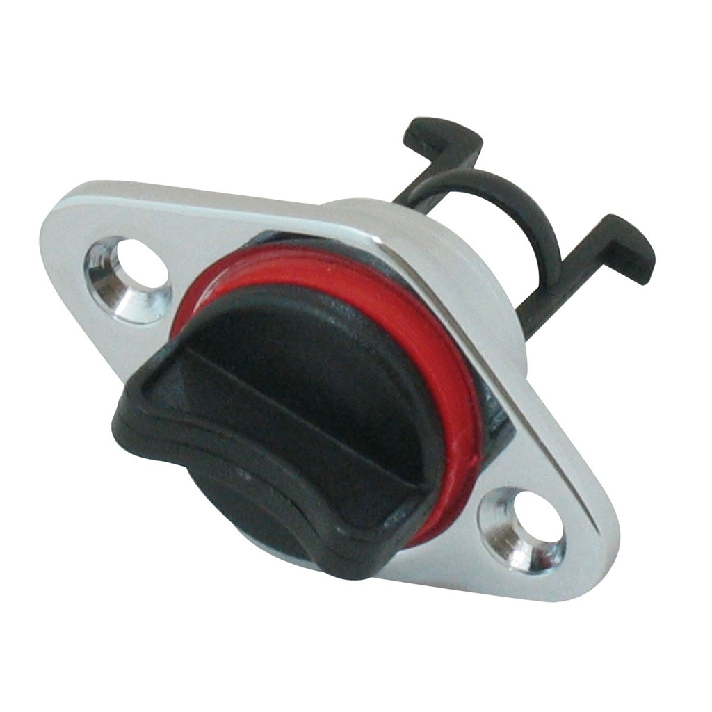 [192406-BLA] BLA DRAIN PLUG ASSEMBLY CHROME BRASS 4 POINT COARSE THREAD (192406)