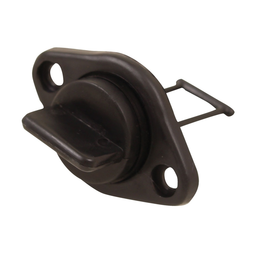 [192412-BLA] BLA DRAIN PLUG ASSEMBLY BLACK PLASTIC 4 POINT COARSE THREAD (192412)