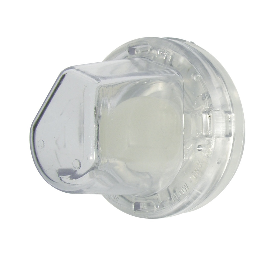 [192497-BLA] T-H MARINE VERTICAL SCUPPER CLEAR POLYCARBONATE (192497)