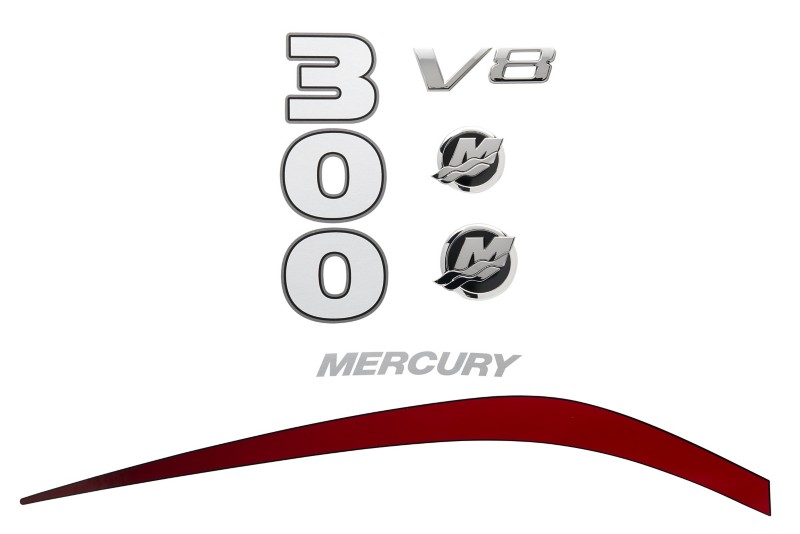 [37 8M0214857] DECAL SET-300 HP (8M0214857)
