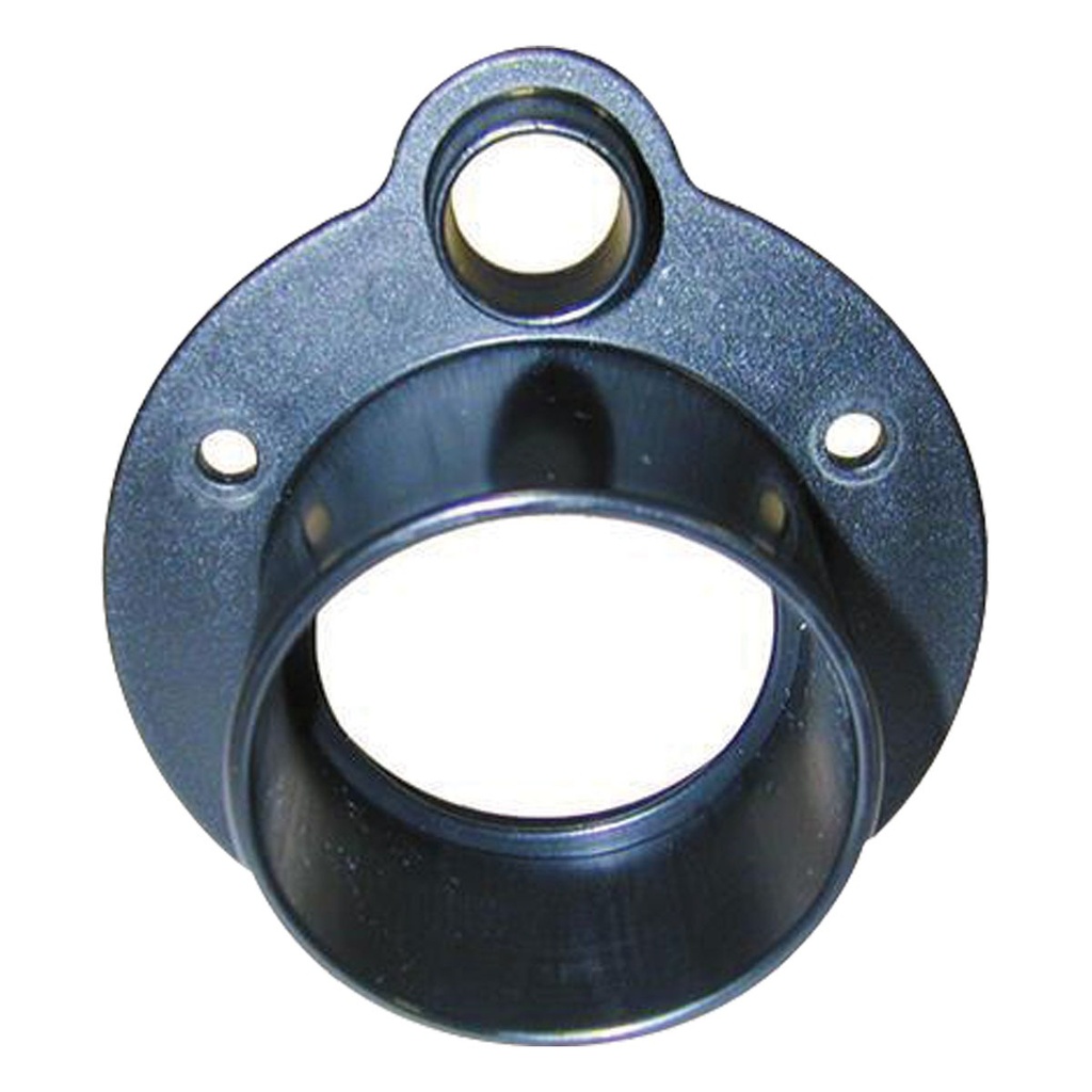 T-H MARINE RIGGING MOUNT FLANGE WITH FUEL PORT BLACK ROUND (192518)