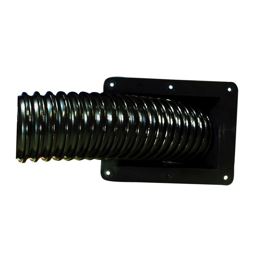 [192530-BLA] MARINE TOWN RIGGING MOUNT FLANGE BLACK PLASTIC (192530)