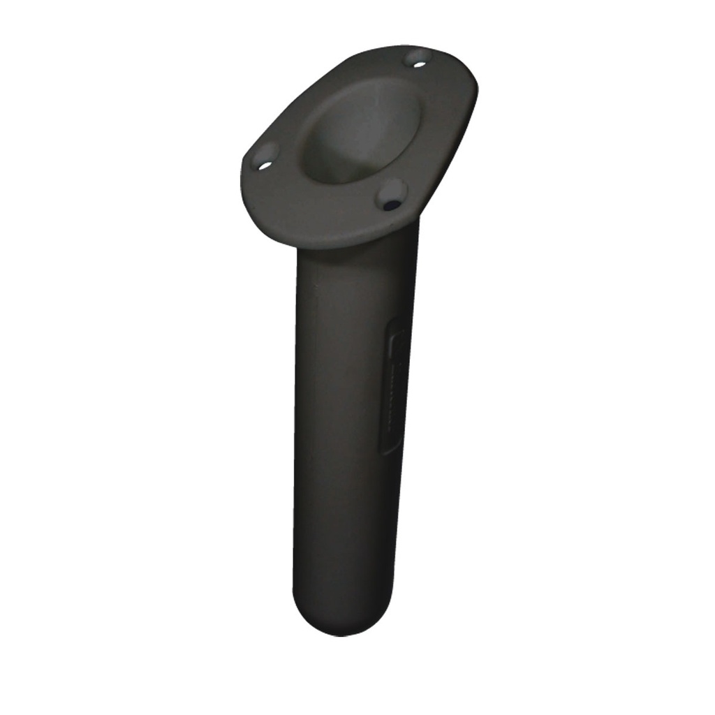 [192567-BLA] BLA OVAL FLUSH MOUNT ROD HOLDER BLACK (192567)
