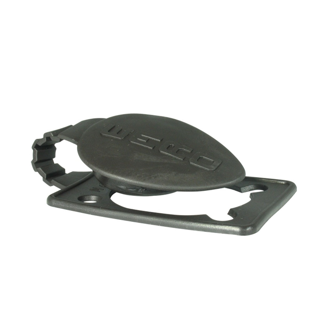 [192596-BLA] EMRO ROD HOLDER CAP BLACK SLIMLINE (192596)