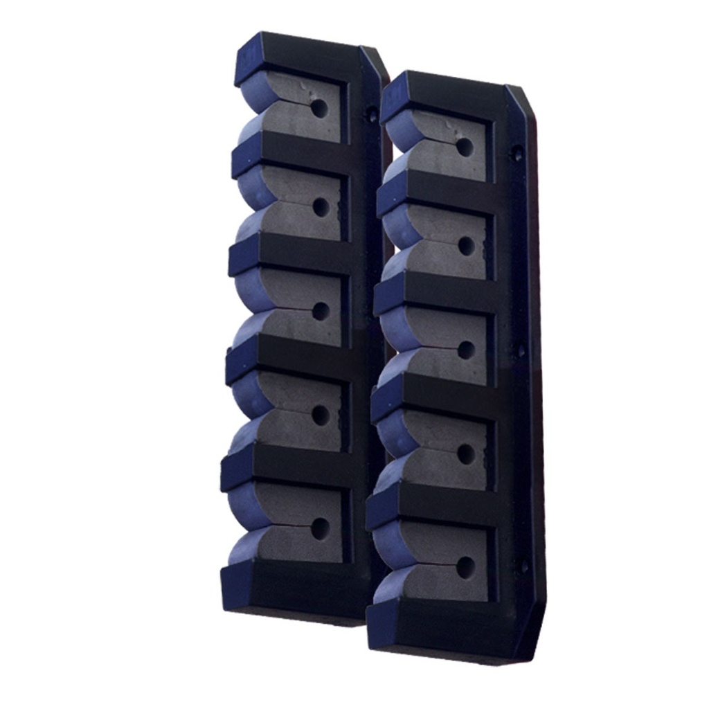 [192630-BLA] BLA HORIZONTAL ROD STORAGE HOLDER BLACK PLASTIC 5 RODS (192630)