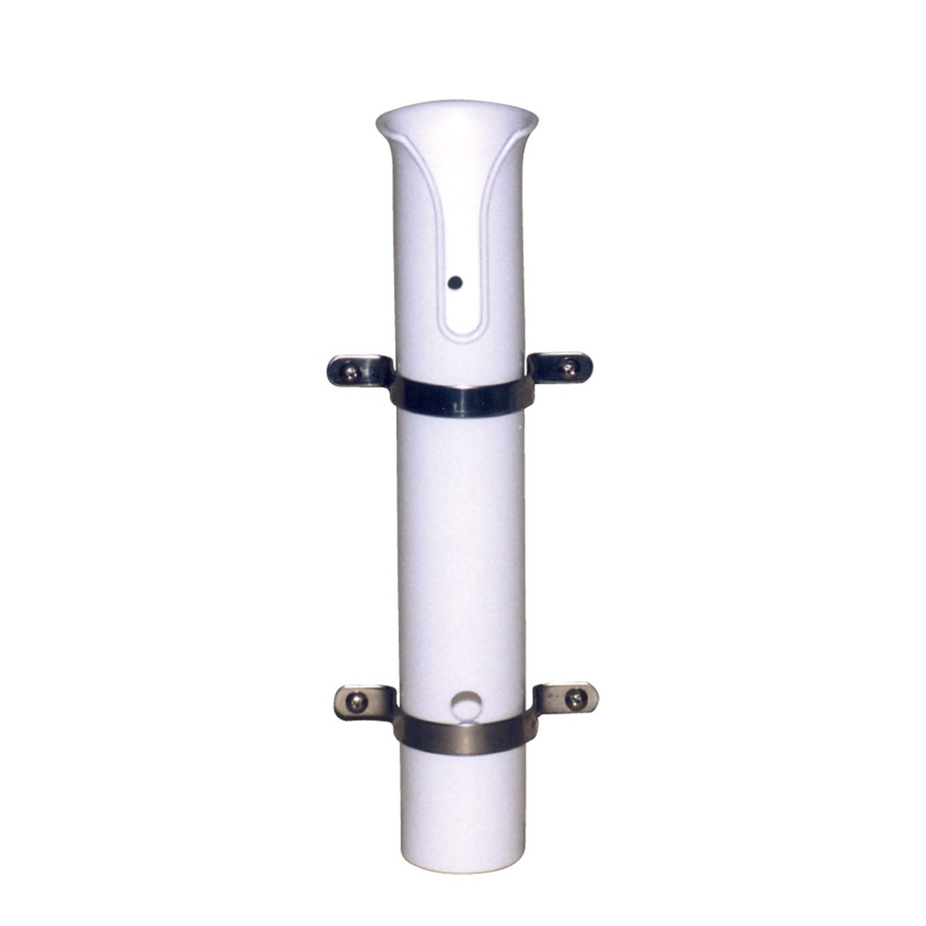 [192648-BLA] BLA SIDE MOUNT ROD HOLDER WHITE PLASTIC S/STEEL (192648)