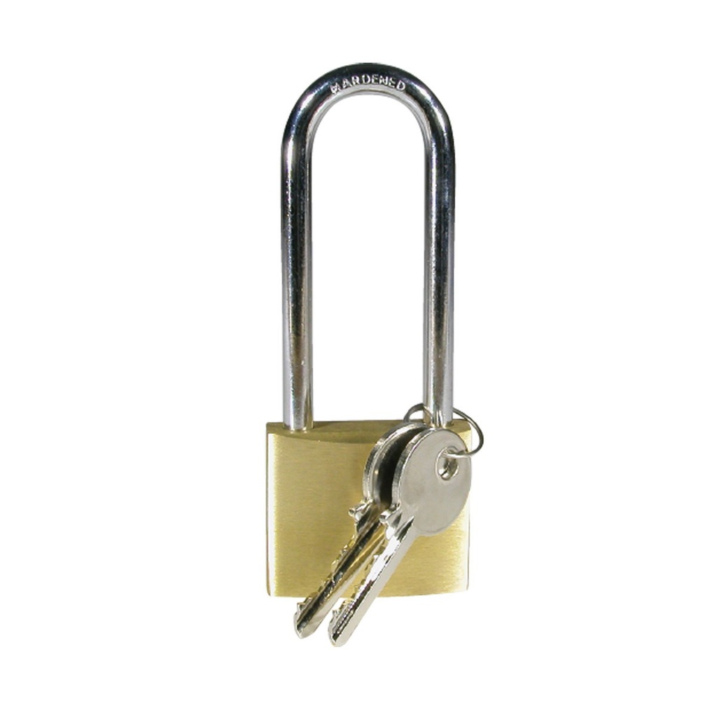 [193006-BLA] MARINE TOWN PAD LOCK BRASS STAINLESS STEEL SHACKLE 50MM (193006)