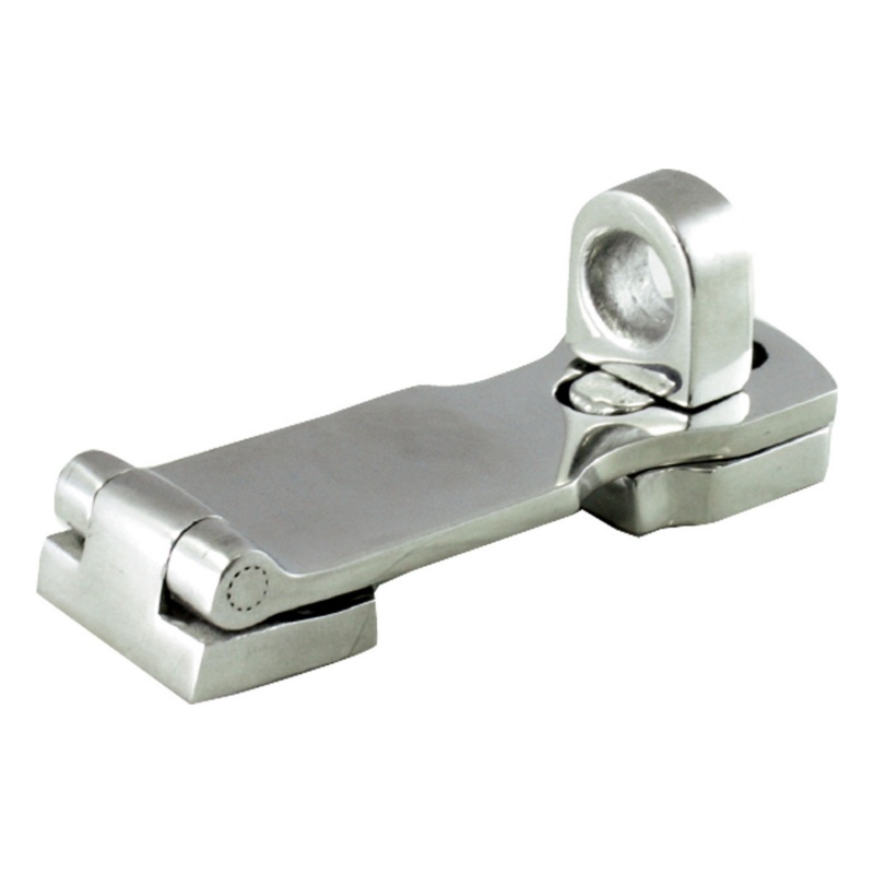 [193040-BLA] MARINE TOWN HASP AND STAPLE H/DUTY TWISTLOCK CAST S/STEEL (193040)