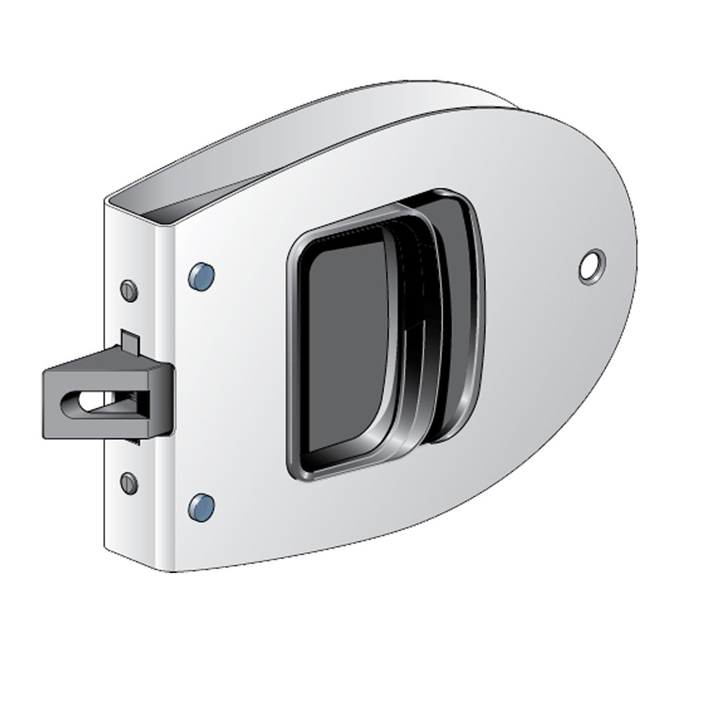 [193046-BLA] SOUTHCO OMNI SPRING BOLT CATCH S/STEEL (193046)