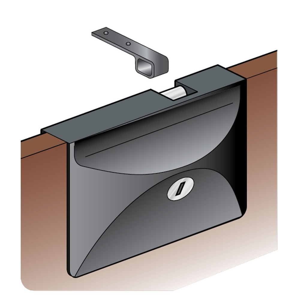 [193097-BLA] SOUTHCO SLIDING, HATCH DEAD LOCK BLACK (193097)