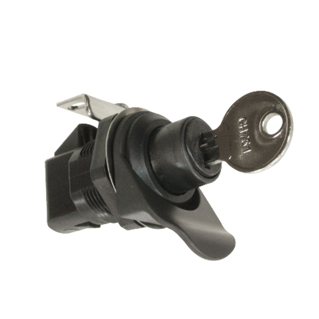 [193112-BLA] SOUTHCO PUSH LOCK GLASS REINFORCED ACETAL (193112)