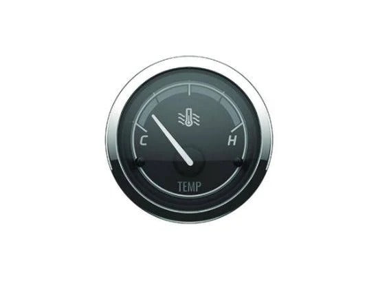 [79 8M6020010] WATER TEMP C-H (120-240) MERCURY CLASSIC - BLACK FACE - CHROME BEZEL (8M6020010)