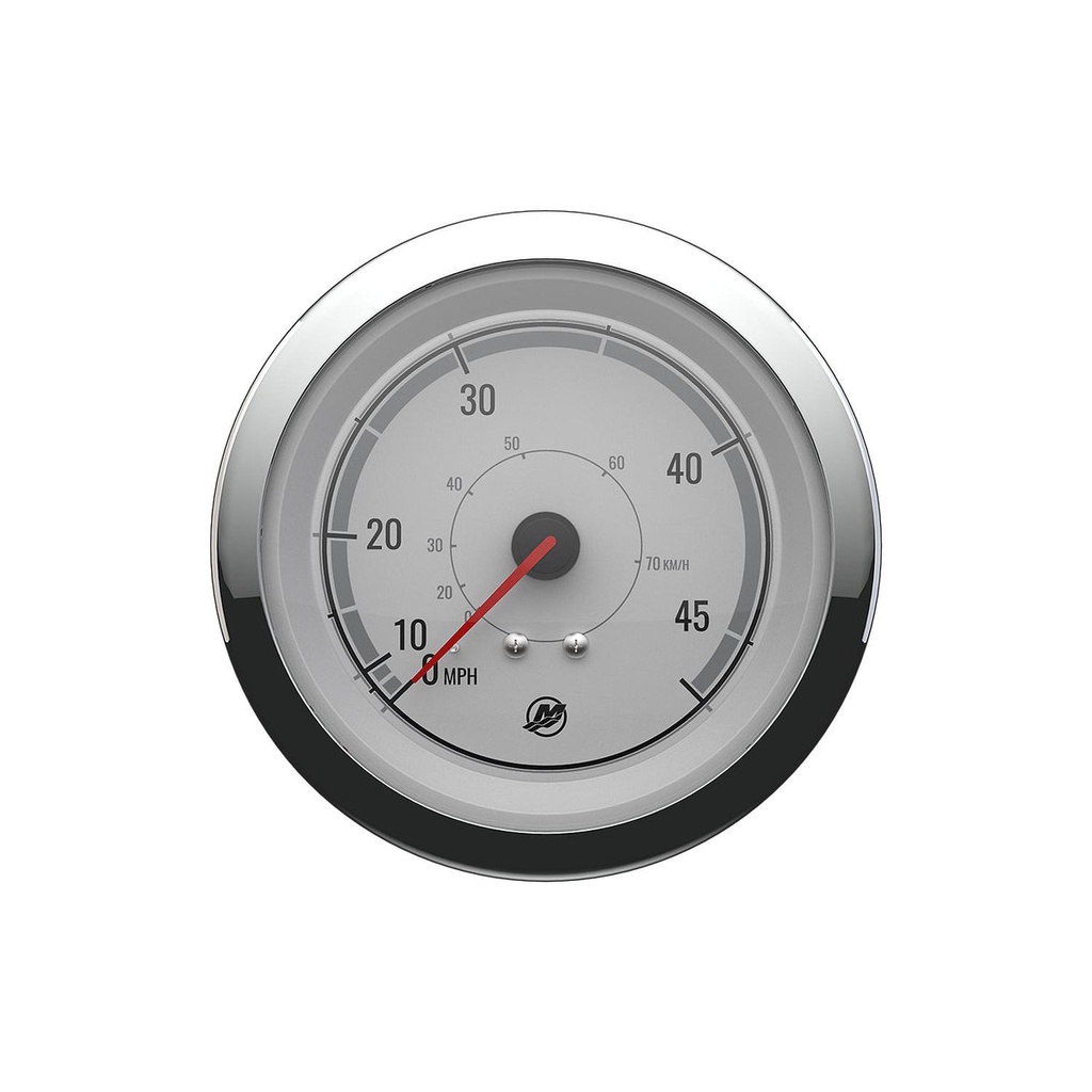 [79 8M6020015] MERCURY CLASSIC - WHITE FACE - CHROME BEZEL MERCURY CLASSIC - WHITE FACE - CHROME BEZEL (8M6020015)