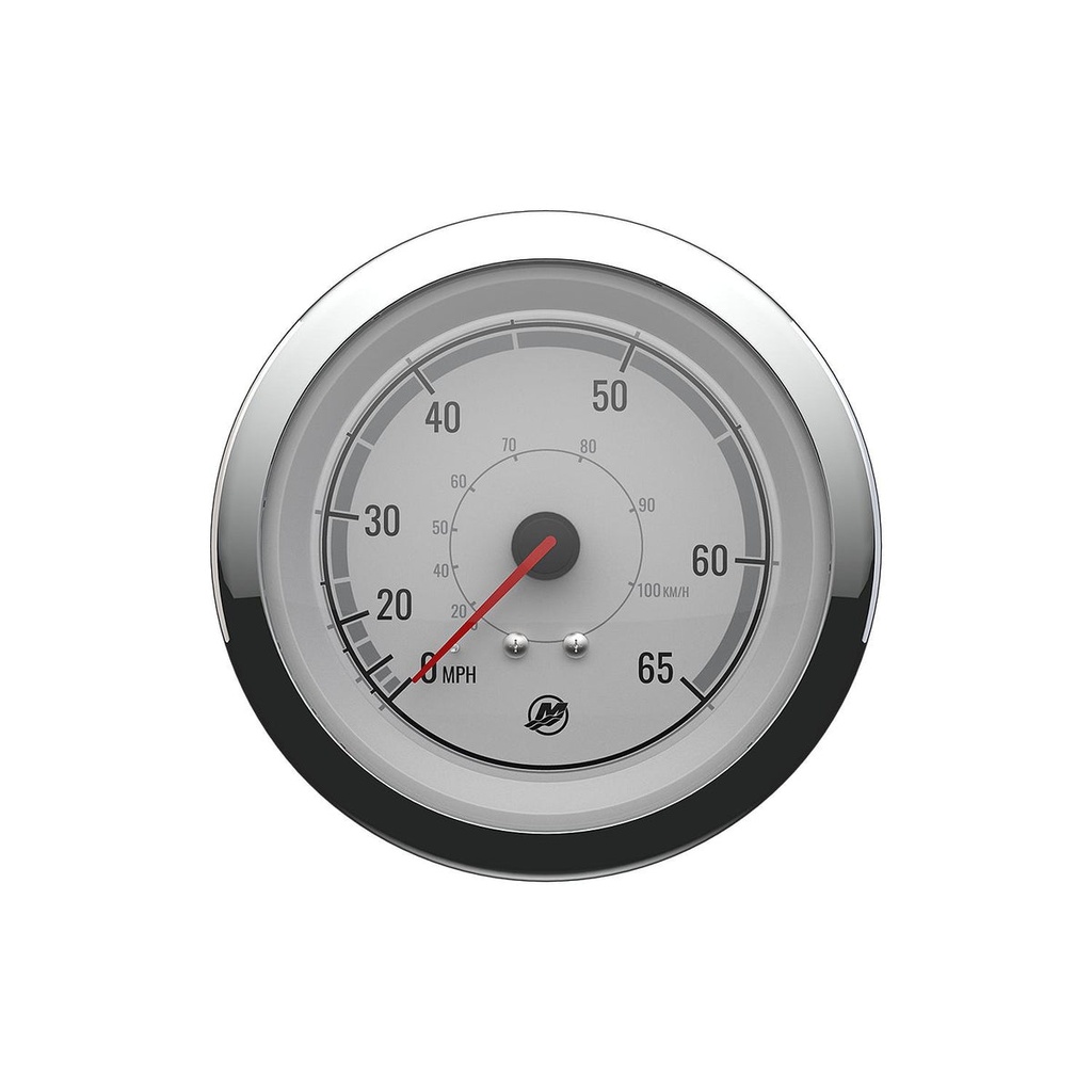 [79 8M6020016] MERCURY CLASSIC - WHITE FACE - CHROME BEZEL MERCURY CLASSIC - WHITE FACE - CHROME BEZEL (8M6020016)