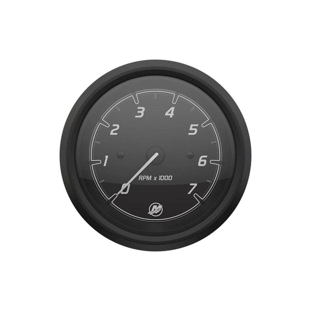 [79 8M6020026] TACHOMETER GAUGE-7K MERCURY SPORT - BLACK FACE - BLACK BEZEL (8M6020026)