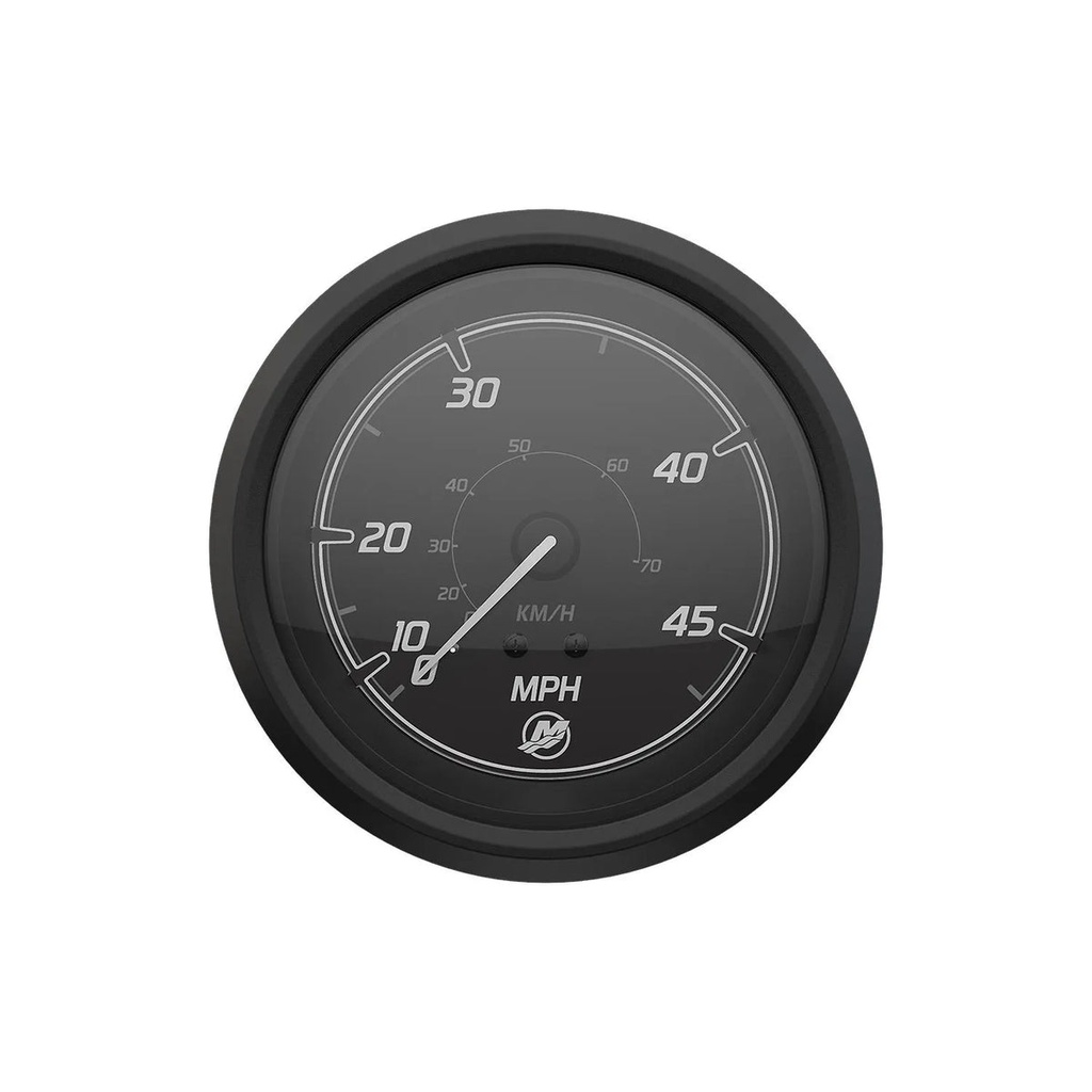 [79 8M6020027] TACHOMETER GAUGE-7K MERCURY SPORT - BLACK FACE - BLACK BEZEL (8M6020027)